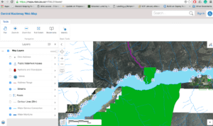 Central Kootenay WEB Map